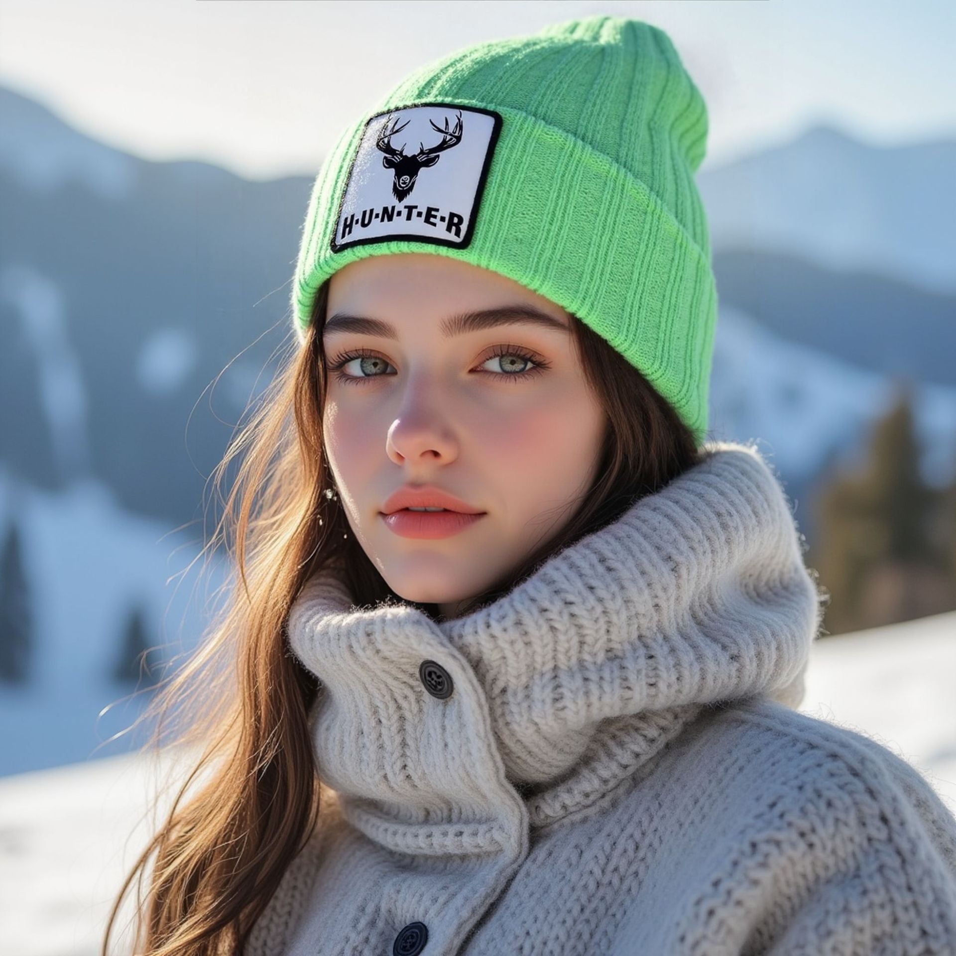 Gorro Beanie SM Tejido Con Parche Urbano